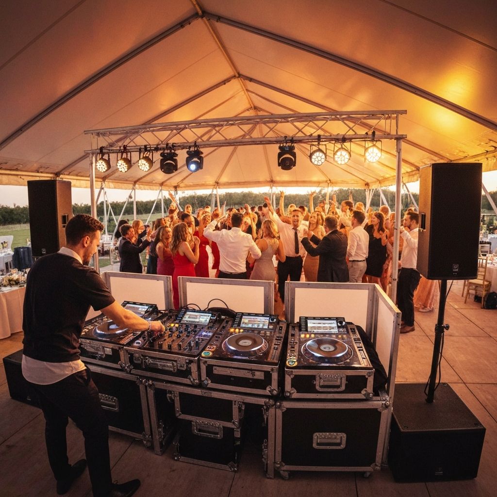 DJ i zabawa na parkiecie